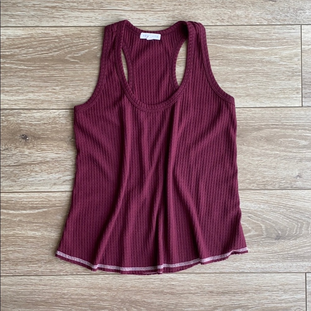 Socialite racerback tank